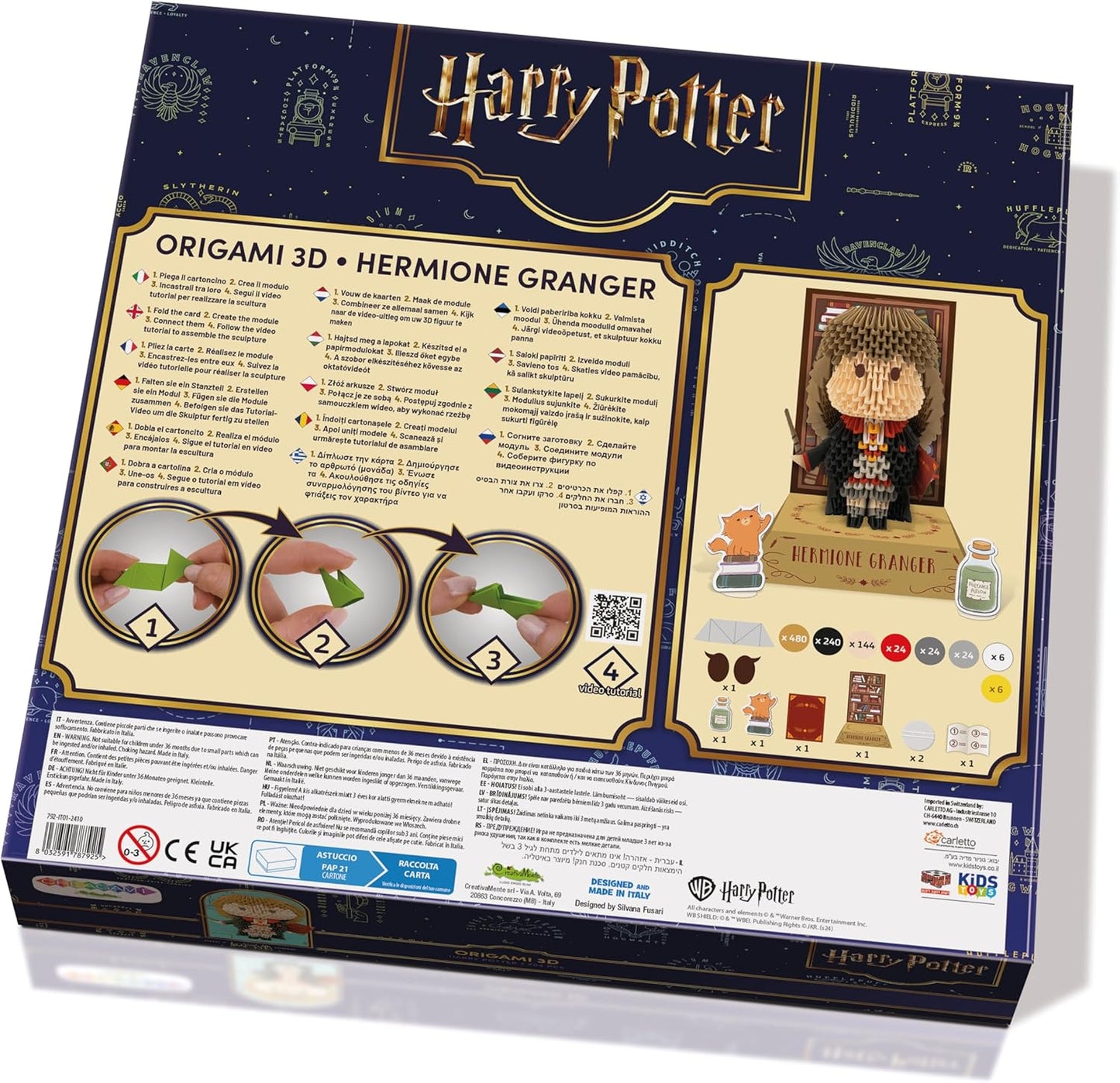 Origami 3D Bastelset Hermine Granger