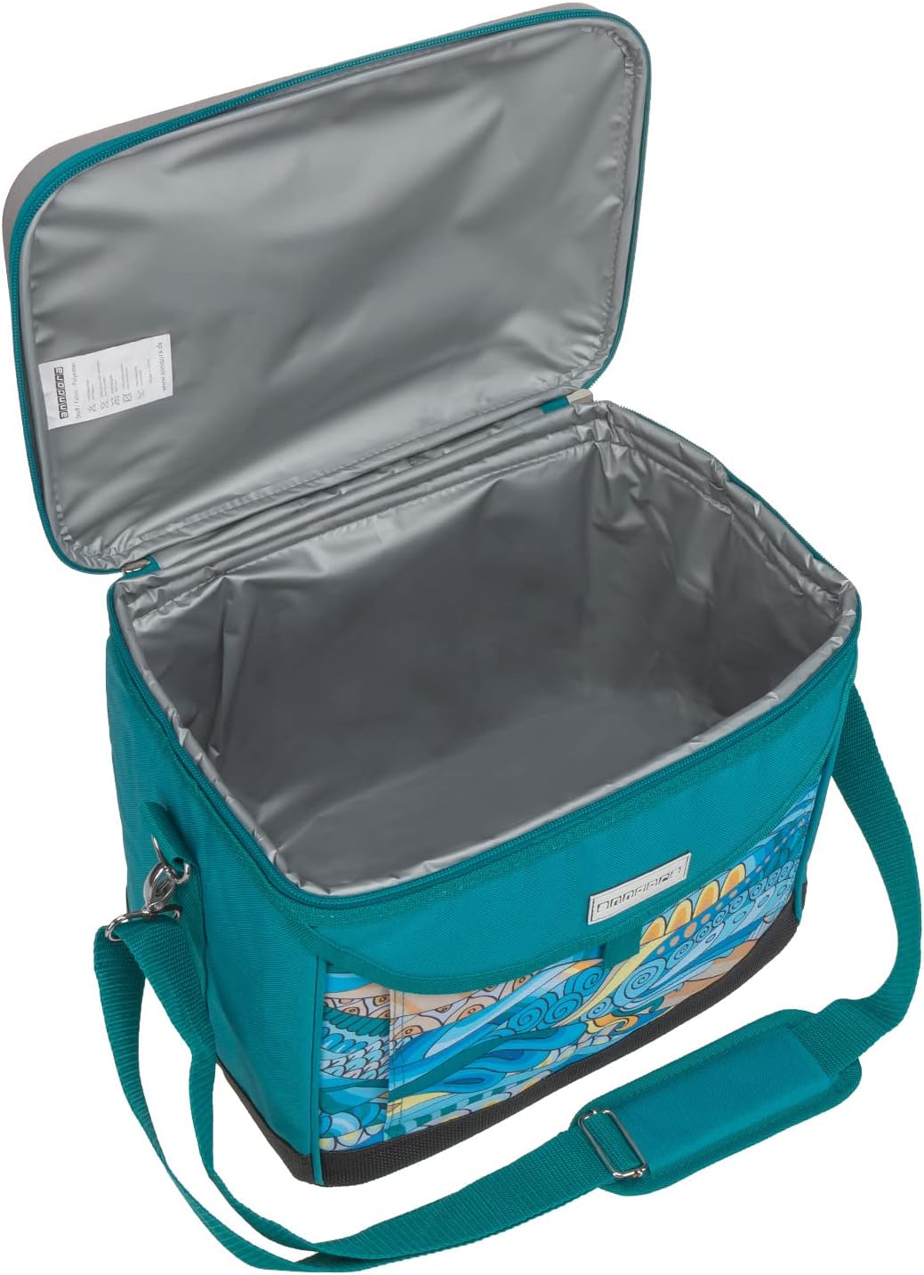 Kühltasche 22 L Picknick-Kühlbox, OCEAN türkis