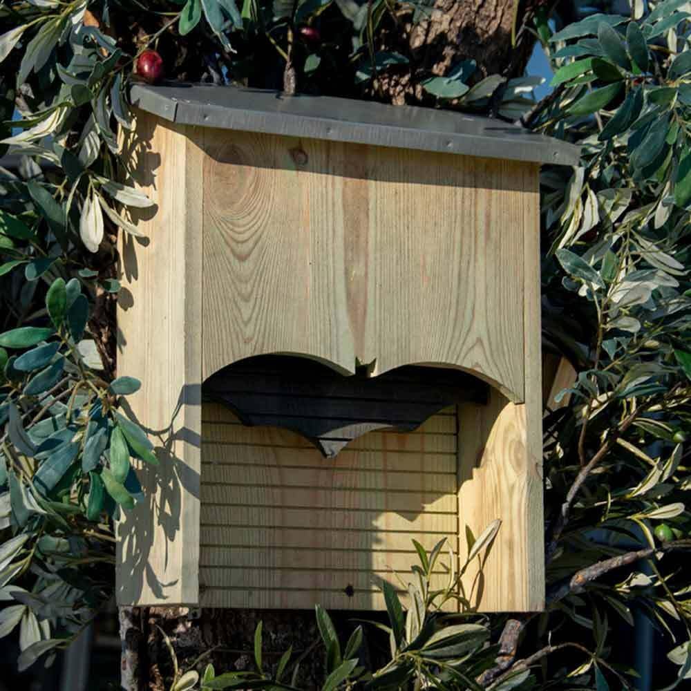 Fledermaus Nistkasten mit Zinkdach