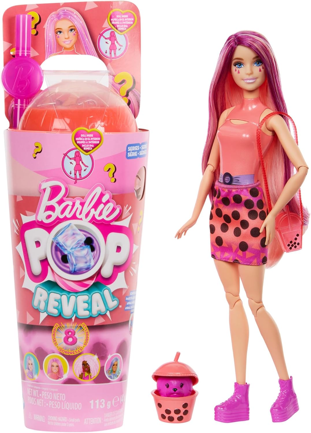 Pop Reveal Puppe, Mango-Mochi