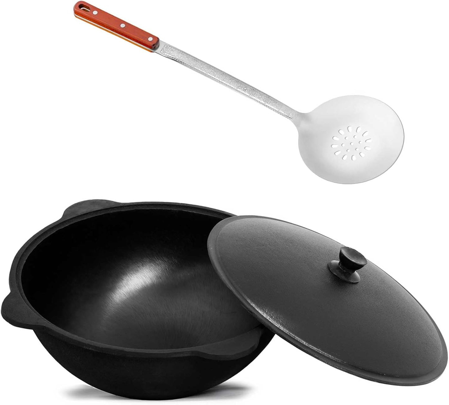 Kazan Wok mit Schaumkelle, 8 L