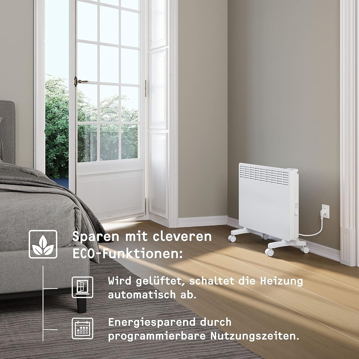 Konvektorheizung EG-50-PL2-PE, Elektronische Reglerung