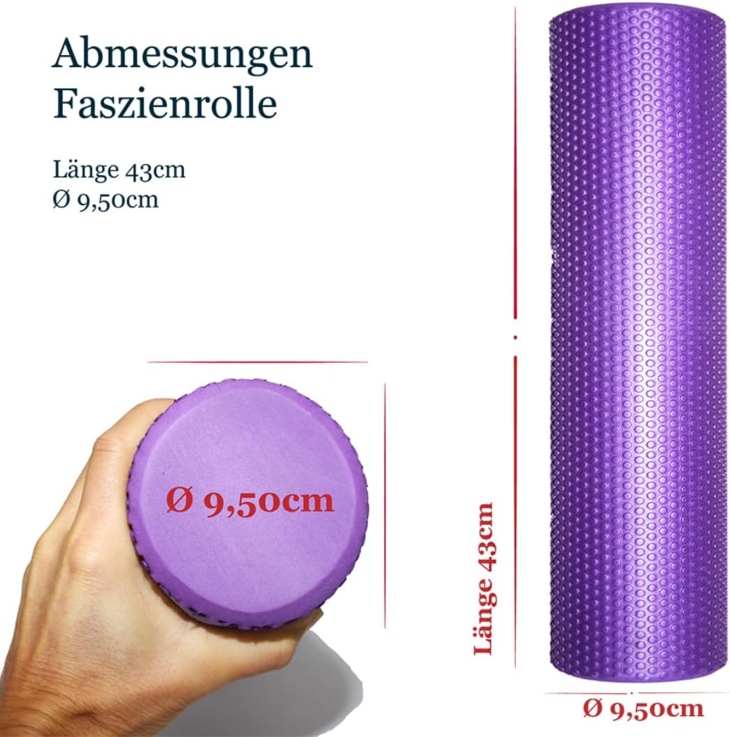 Faszienrolle für Rückenmassage