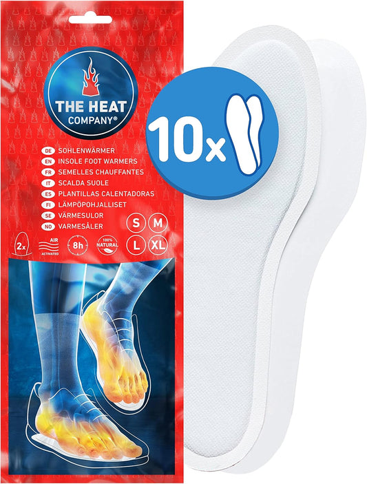 10 Paar Sohlenwärmer, 41,5-43,5 | Large 10 Paar