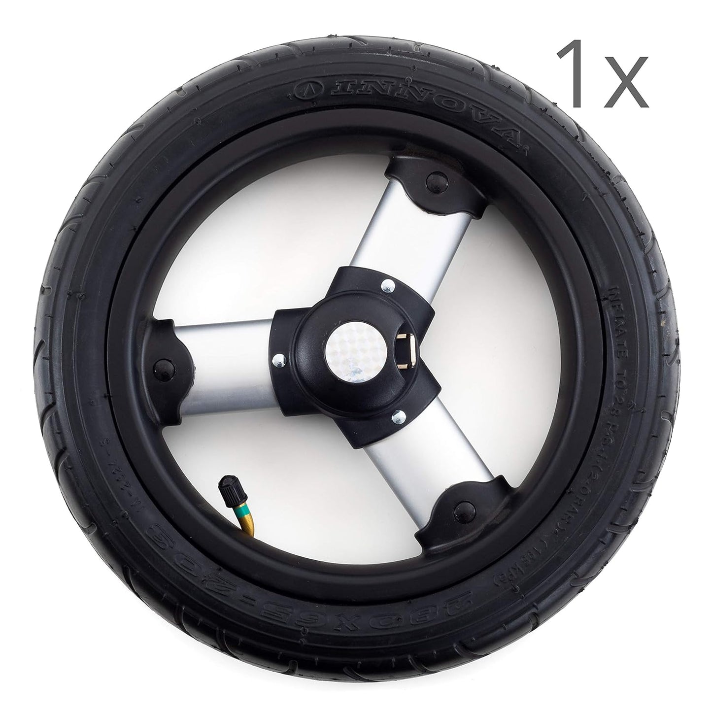 Ersatzrad für Tura Royal Einkaufstrolley, 1 Rad f. Tura/Royal Ø 29 cm, Luftreifen