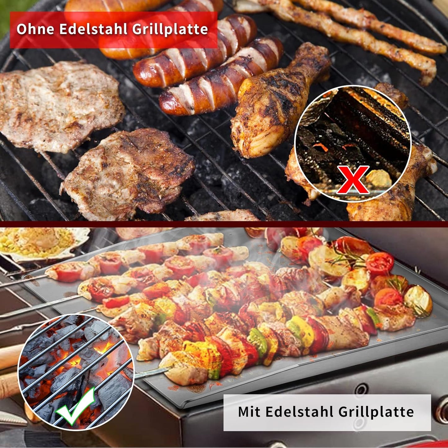 Plancha Grillplatte, Plancha 37x26CM