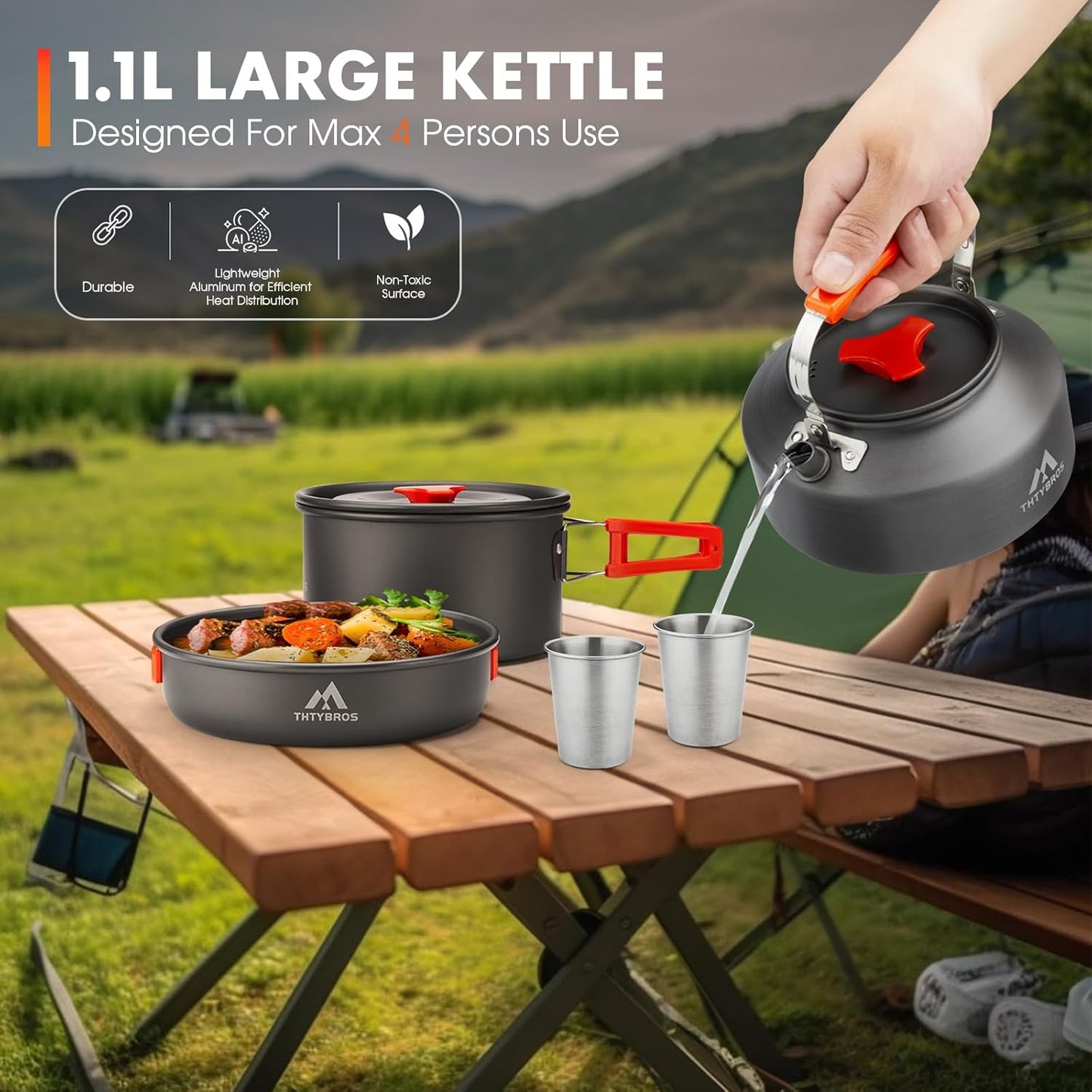 Camping-Kochgeschirr-Set