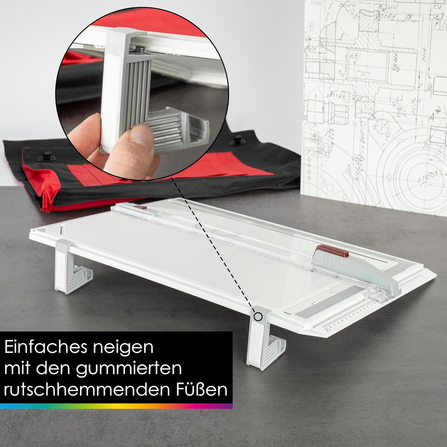 Zeichenplatte A3 mit Zubehör-Set