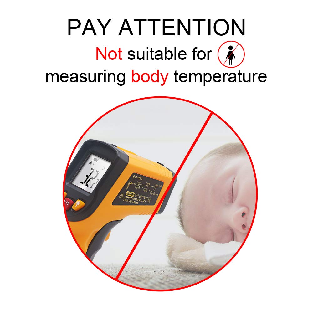 Infrarot Thermometer Laser-Temp-Messgerät, KT400Y