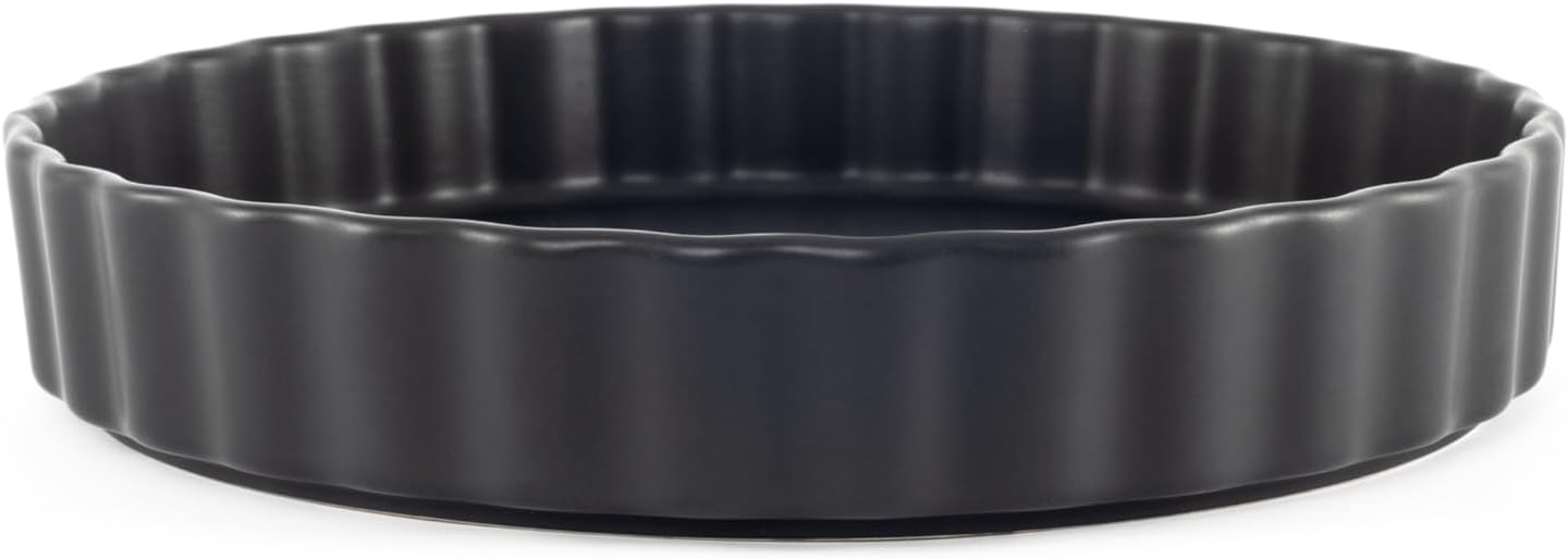 Quicheform, 28 cm, Schwarz