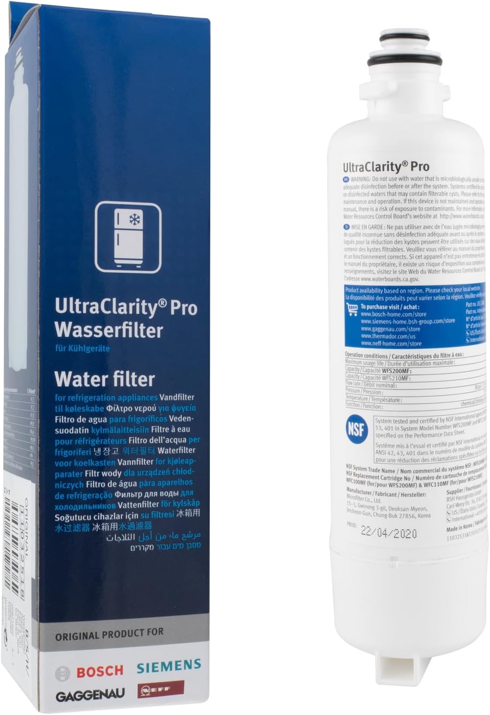 Wasserfilter 11032518 für Kühlschränke