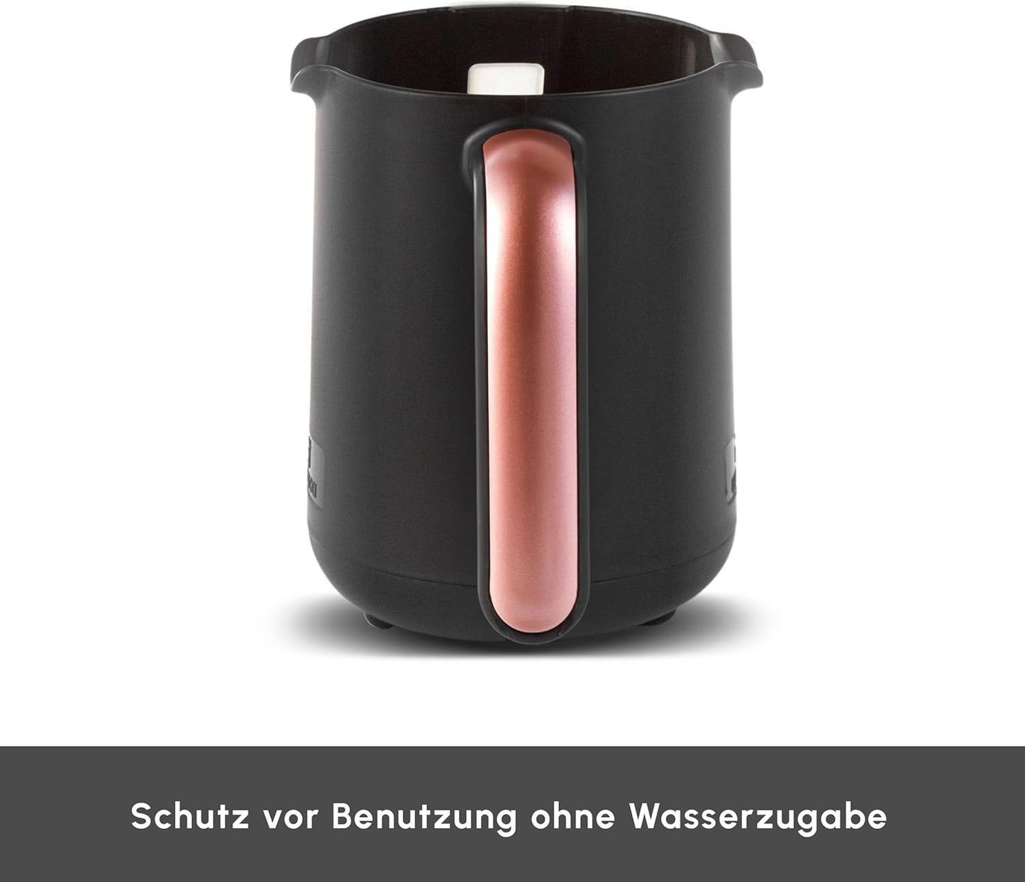 Kaffeemaschine mit Sprachwarnsystem, Roségold