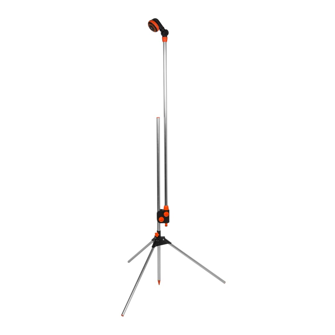 Verstellbare 3in1 Gartendusche mit Dreibeinstativ