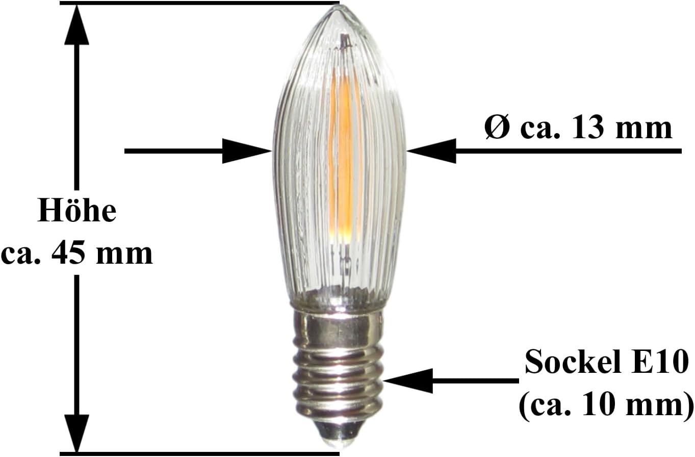 21 Stück LED-Topkerzen, 21 Lampen 14-55 Volt