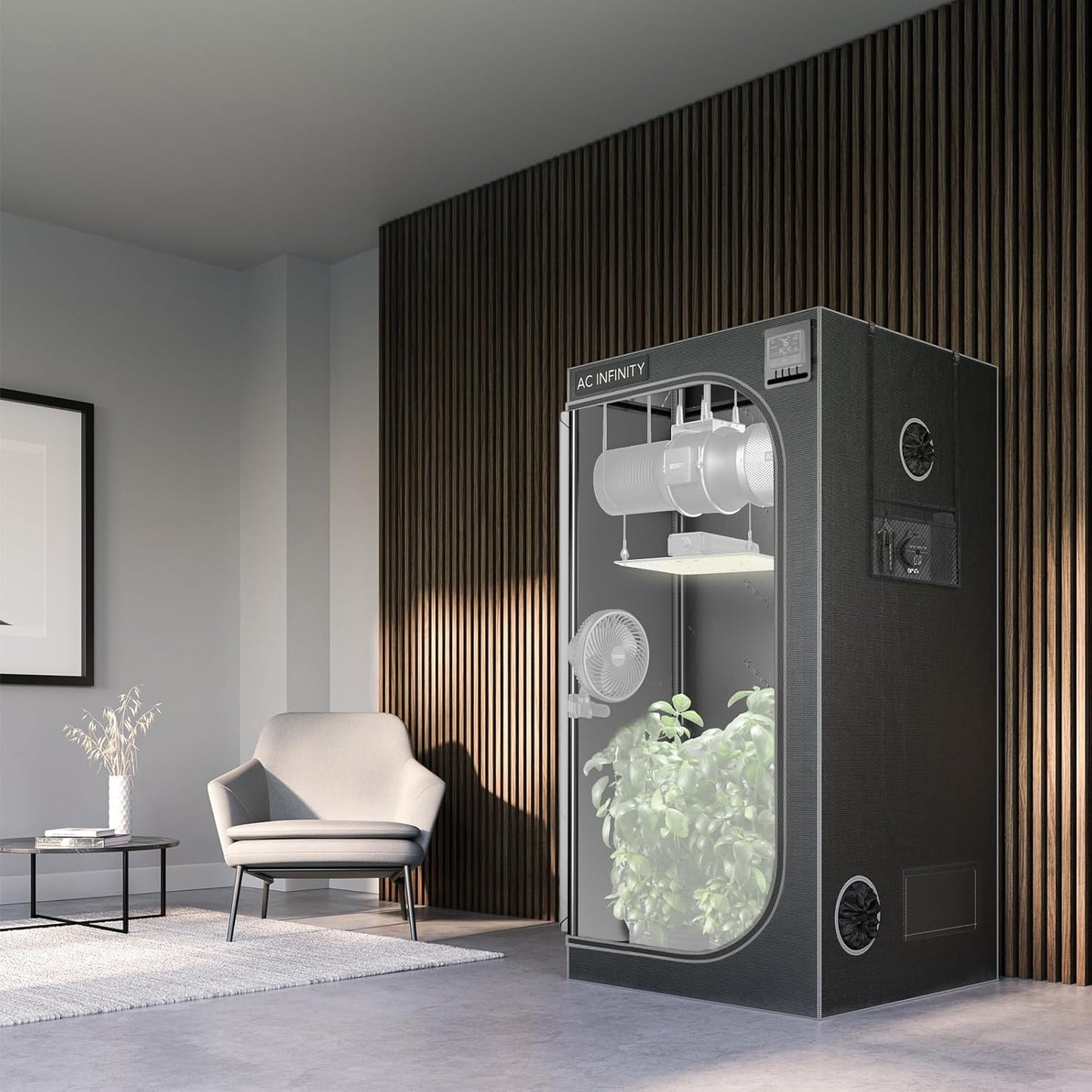 CLOUDLAB 733 Grow-Zelt, 90 × 90 × 180 cm