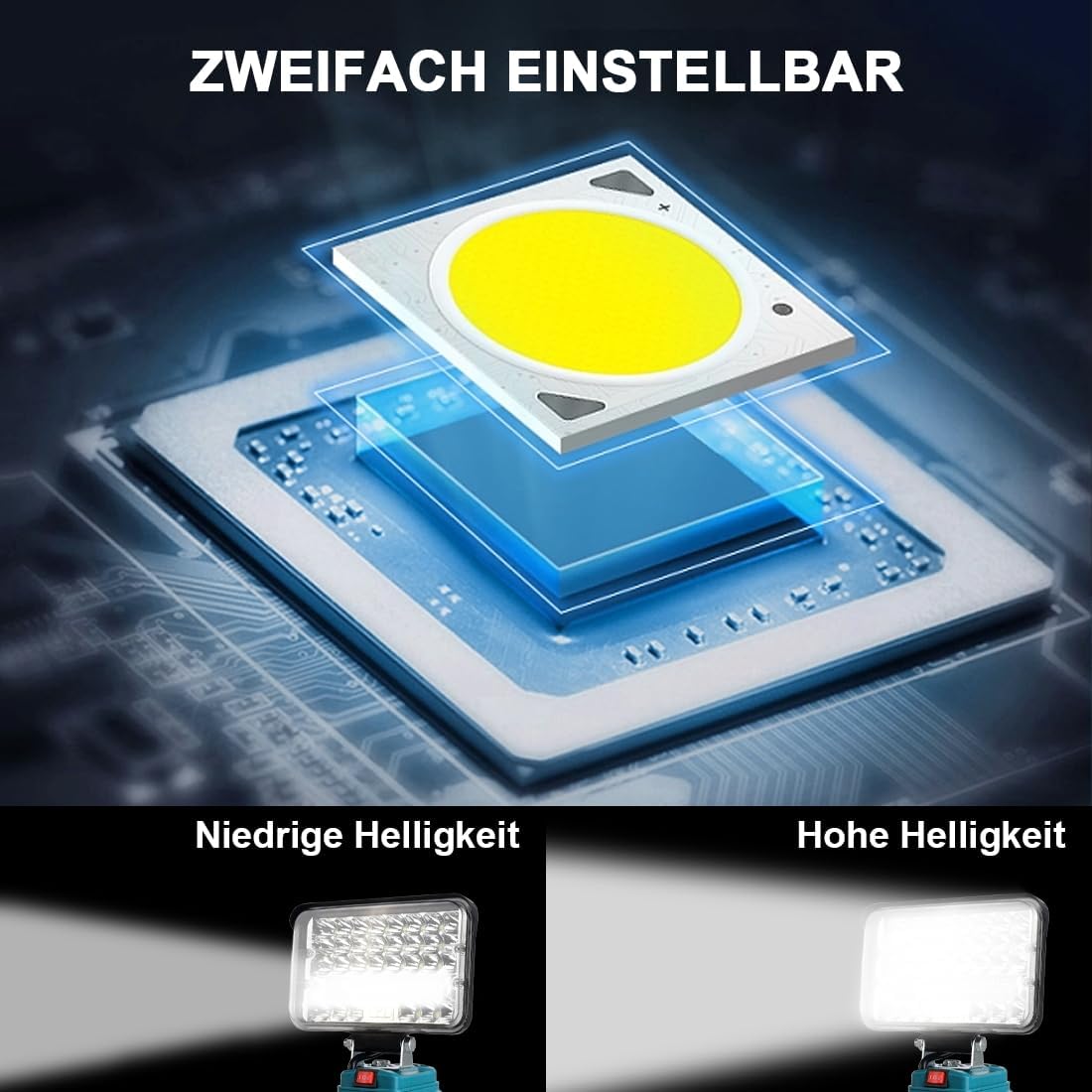 2er-Set LED-Arbeitsleuchten ‎LDDMT-7C, 7 zoll 2