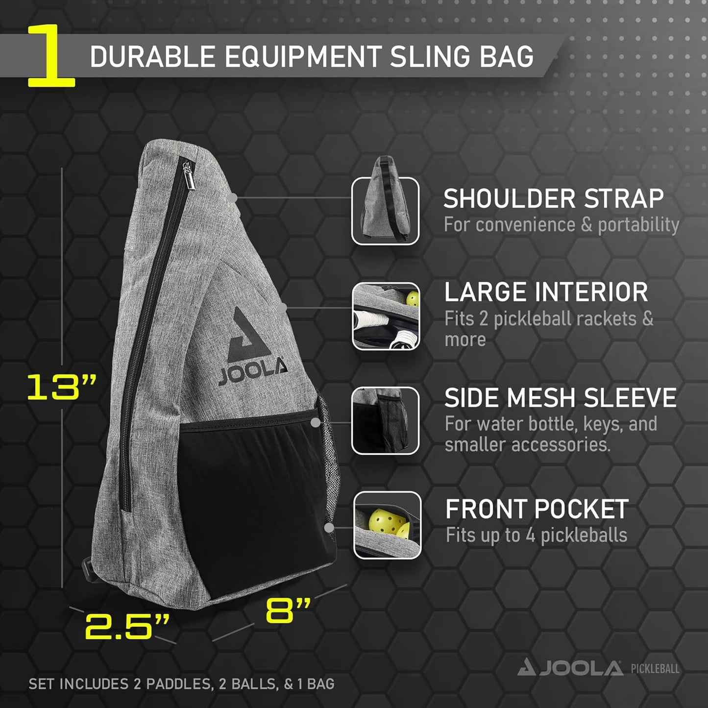 Essentials Pickleball Set, Einheitsgrösse Set