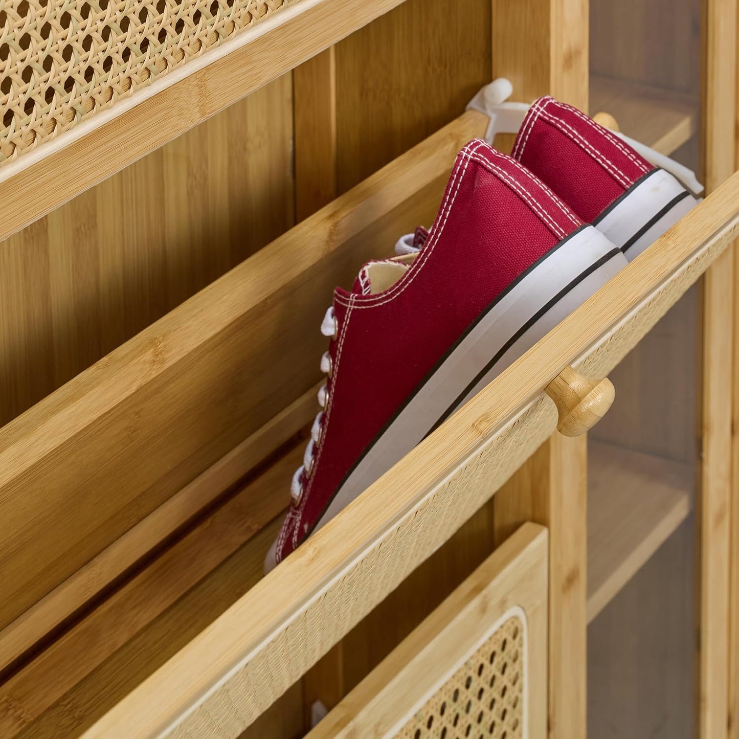 Schuhregal mit 3 Klappen