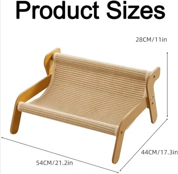 2-in-1 Katzenhängematte & Kratzbrett