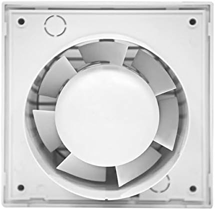 Leiser Bad-Ventilator mit Lichtschalter-Aktivierung, Ø 100mm Weiss