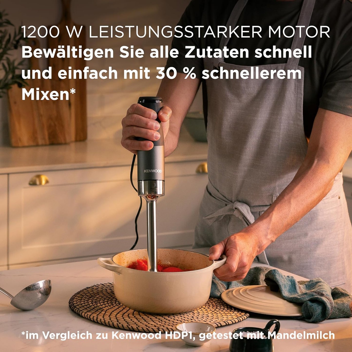 Triblade XL Pro Stabmixer-Set, HBM80.322BK Schwarz