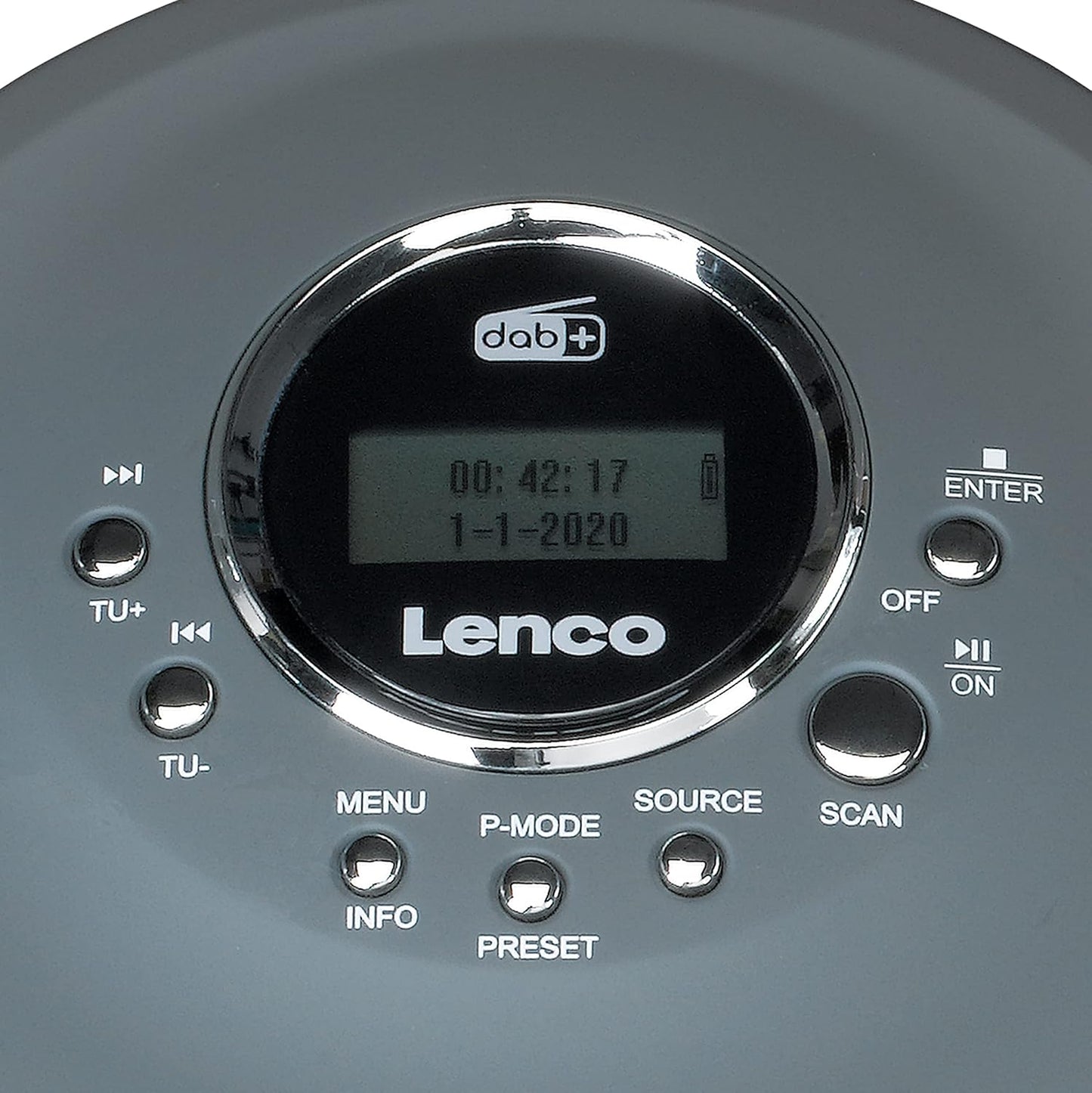 CD-400GY, Mit DAB+ und Akku Grau