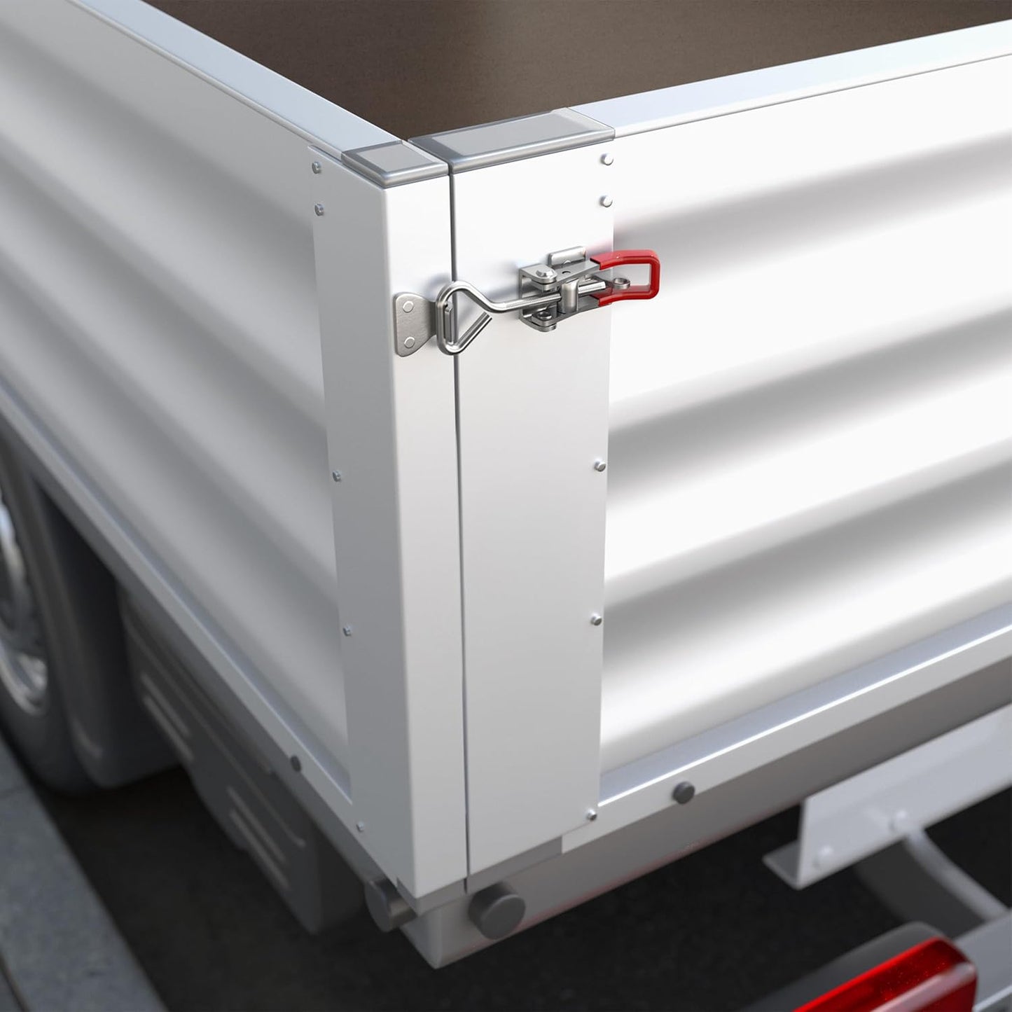 Spannverschluss-Set, 2 Stück M6 Edelstahl (Haltekraft 220kg)