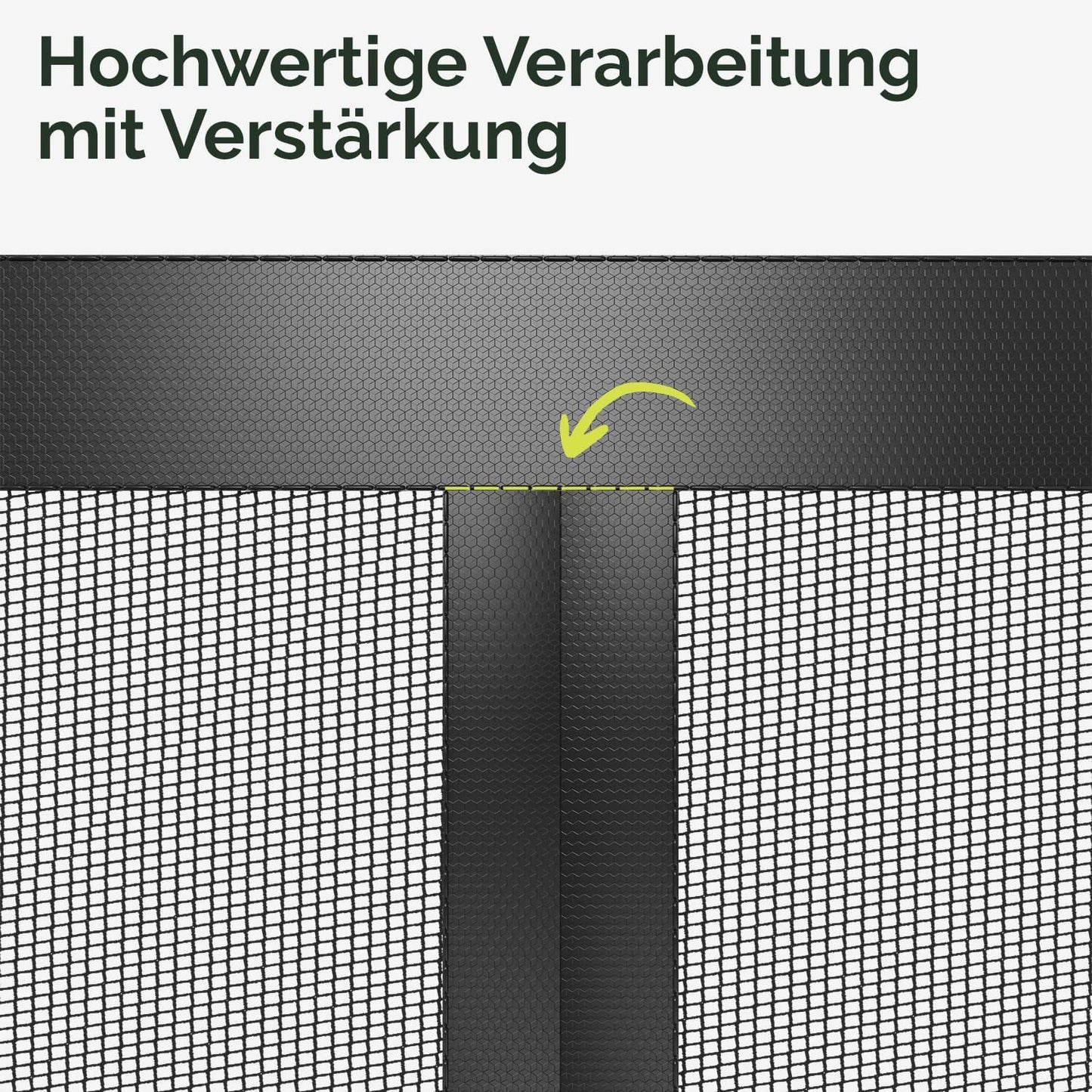 Fliegengitter Magnetvorhang, Schwarz 80 x 200 cm