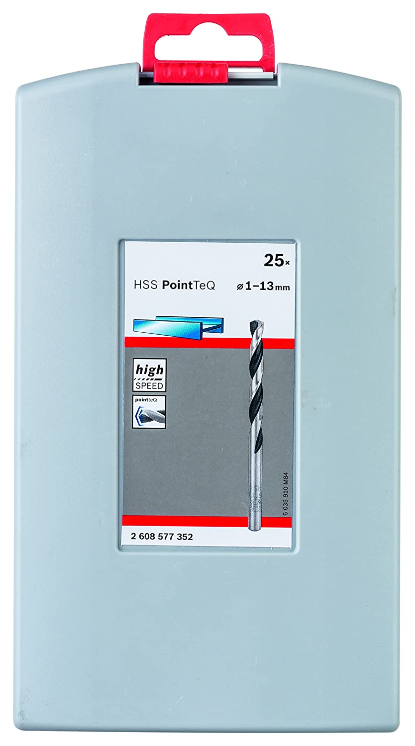 ProBox HSS-Spiralbohrer-Satz PointTeQ, 135°, 25-teilig, Ø 1-13 mm Set