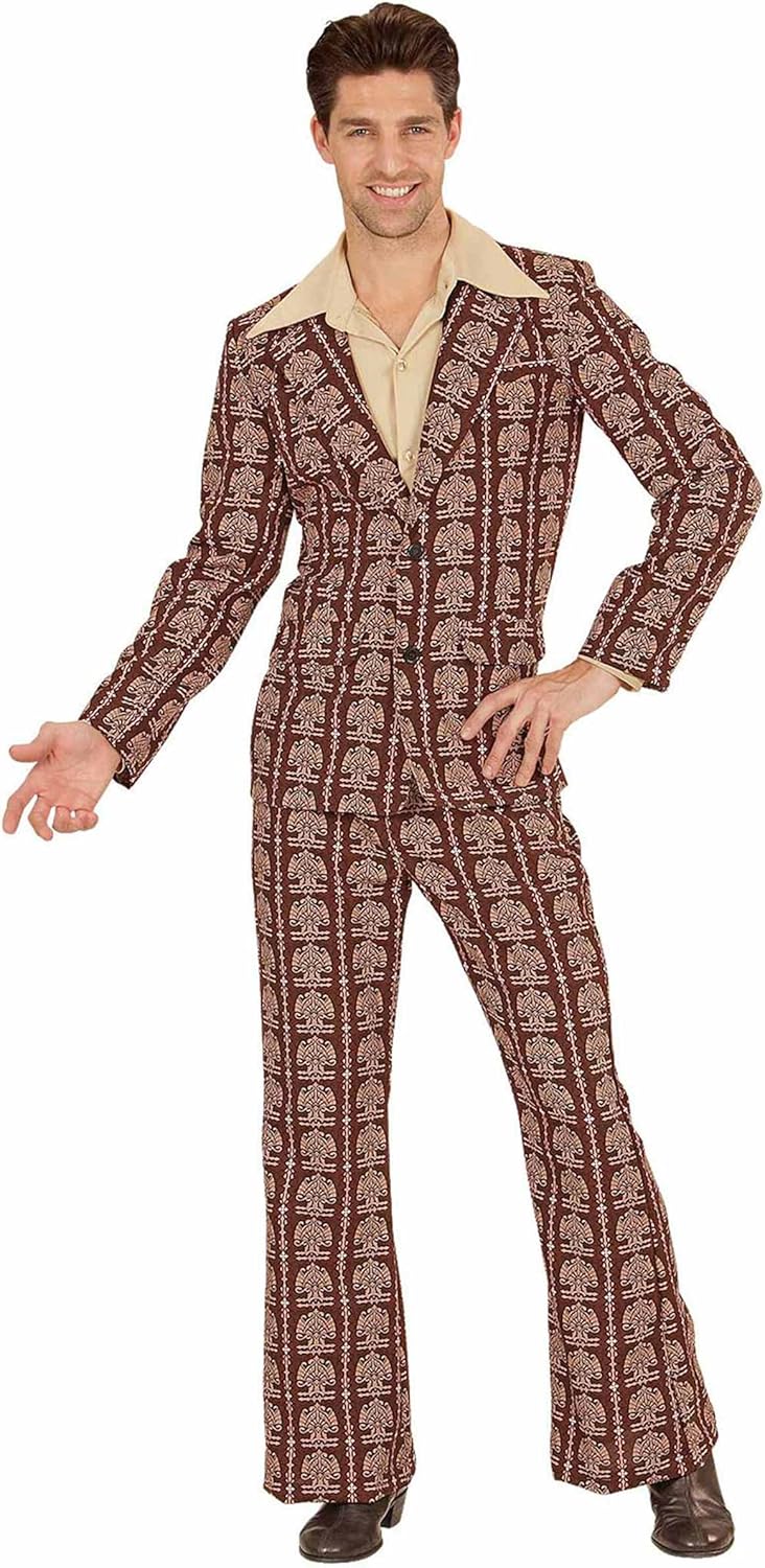 THE 70s GROOVY STYLE - old school (Jackett, Hose), S, S Old School