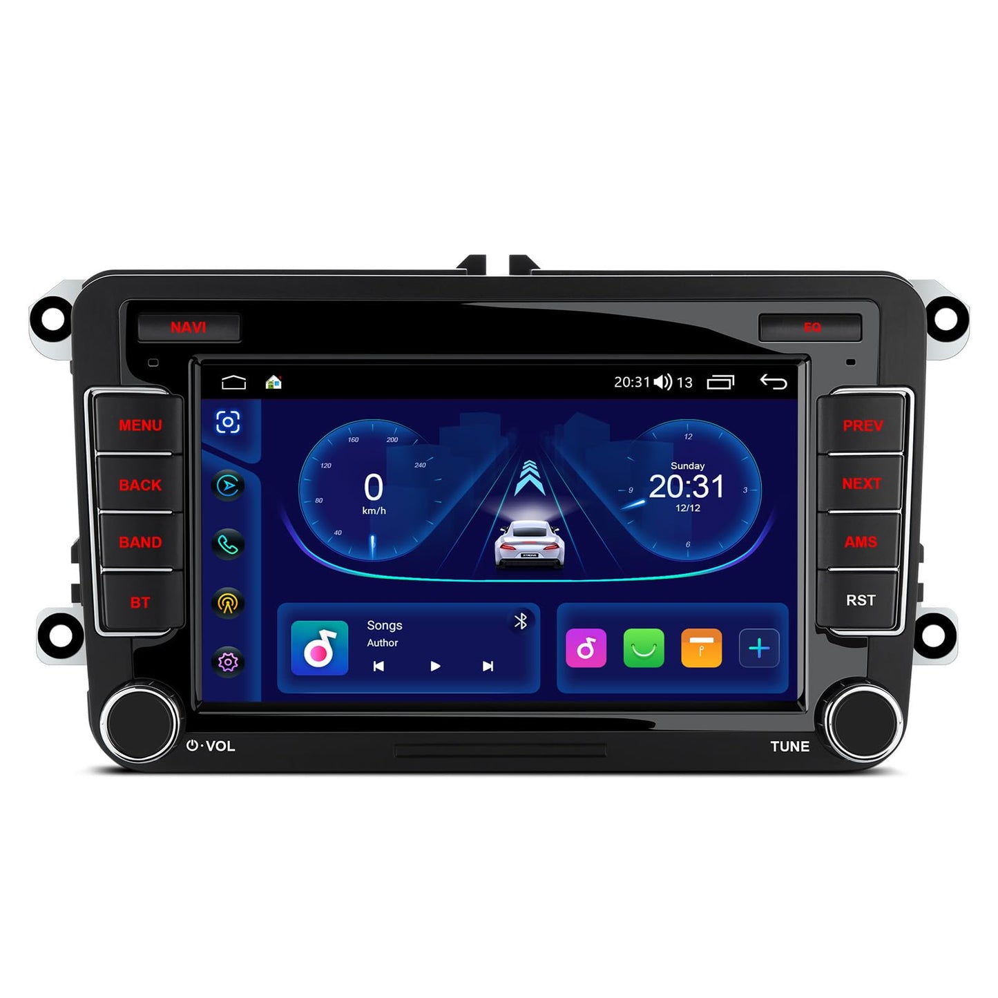 Android Autoradio mit Navi & 7" IPS Bildschirm