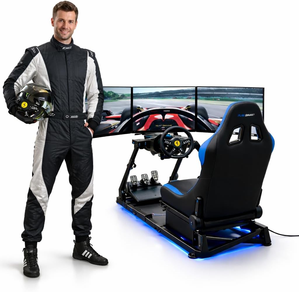 Fahrsimulator Racing Cockpit klappbar und verstellbar