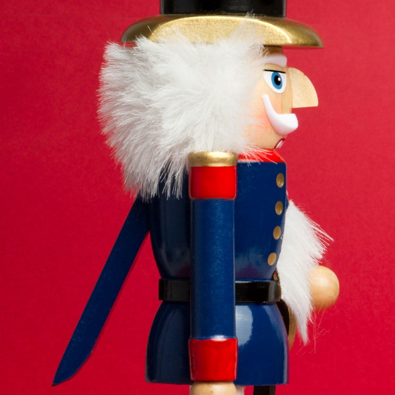 Deko-Nussknacker Soldat, Höhe ca. 38.5 cm A04 Blau - Soldat