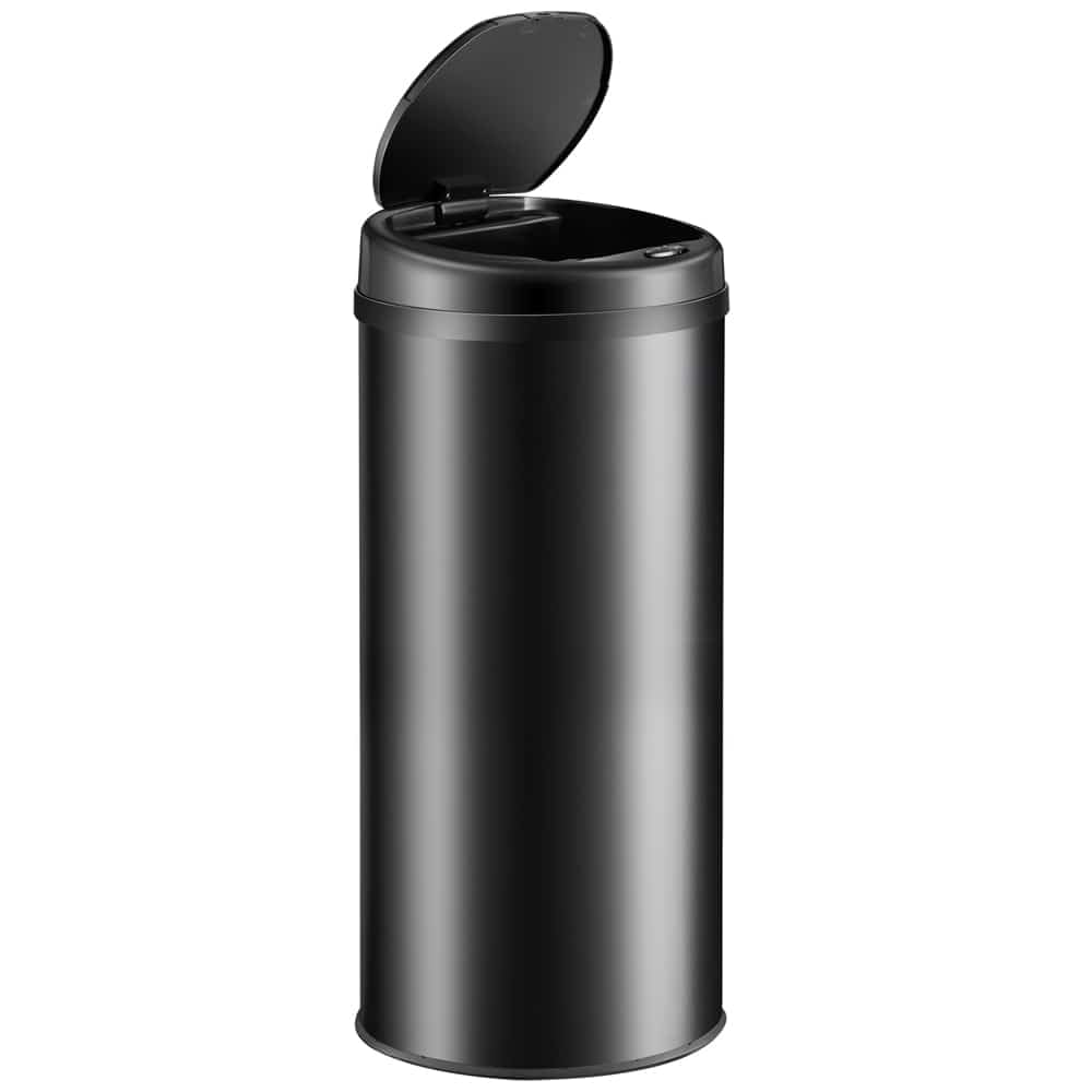Mülleimer mit Sensor (50 L), 50L Schwarz