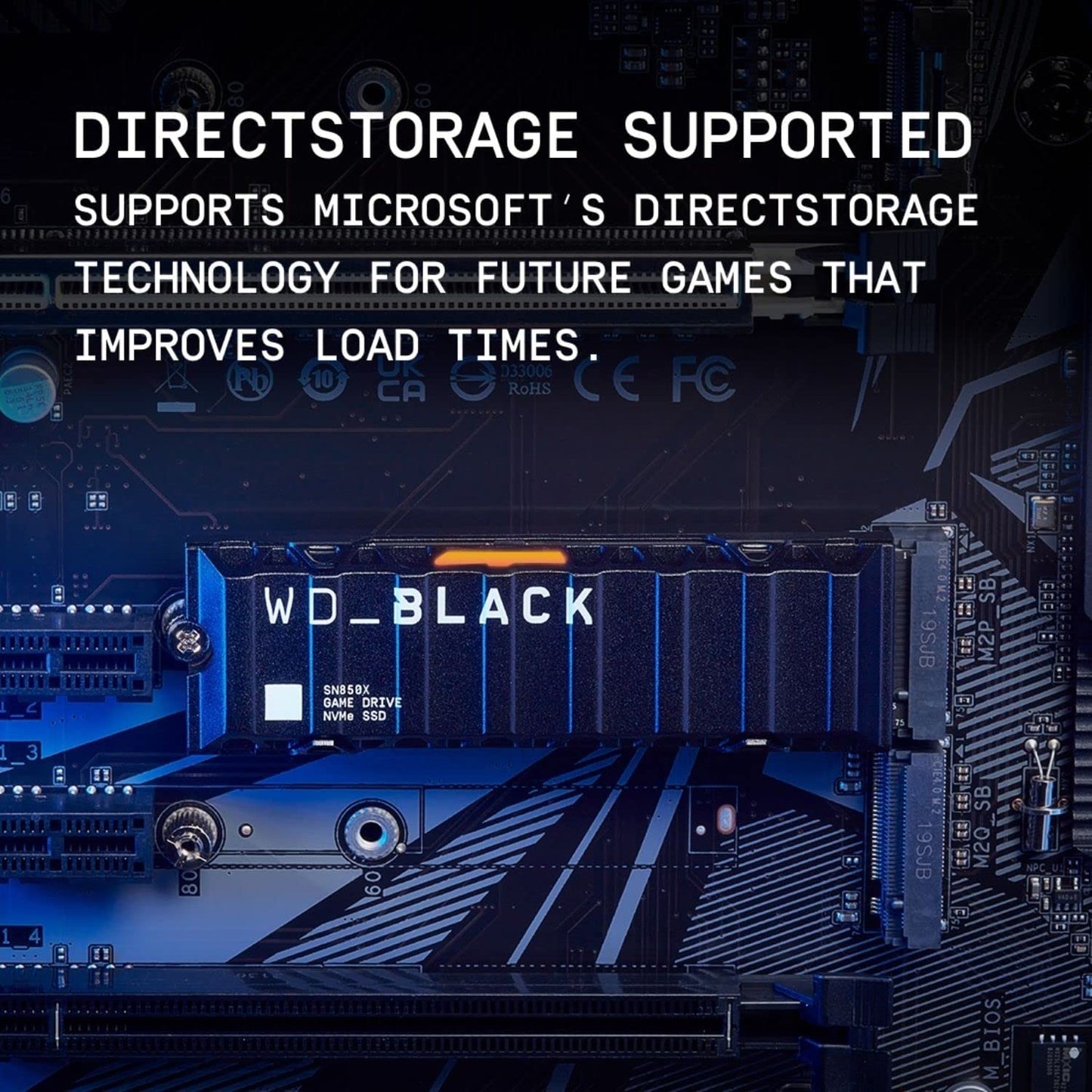 Black SN850X NVMe SSD 1 TB, 1 TB Heatsink SN850X
