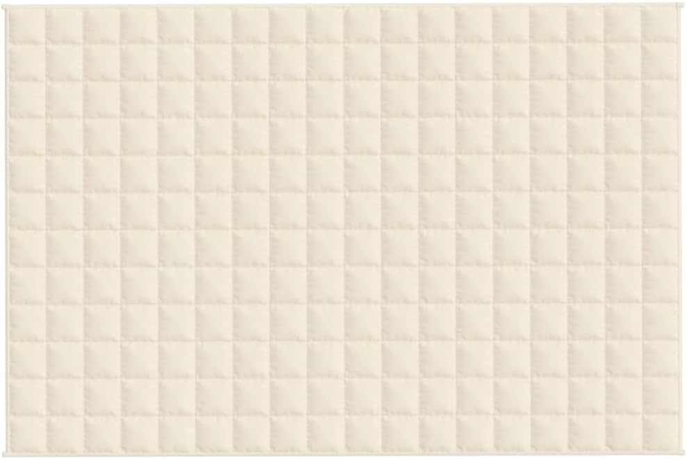 Gewichtsdecke, 120 x 180 cm Creme
