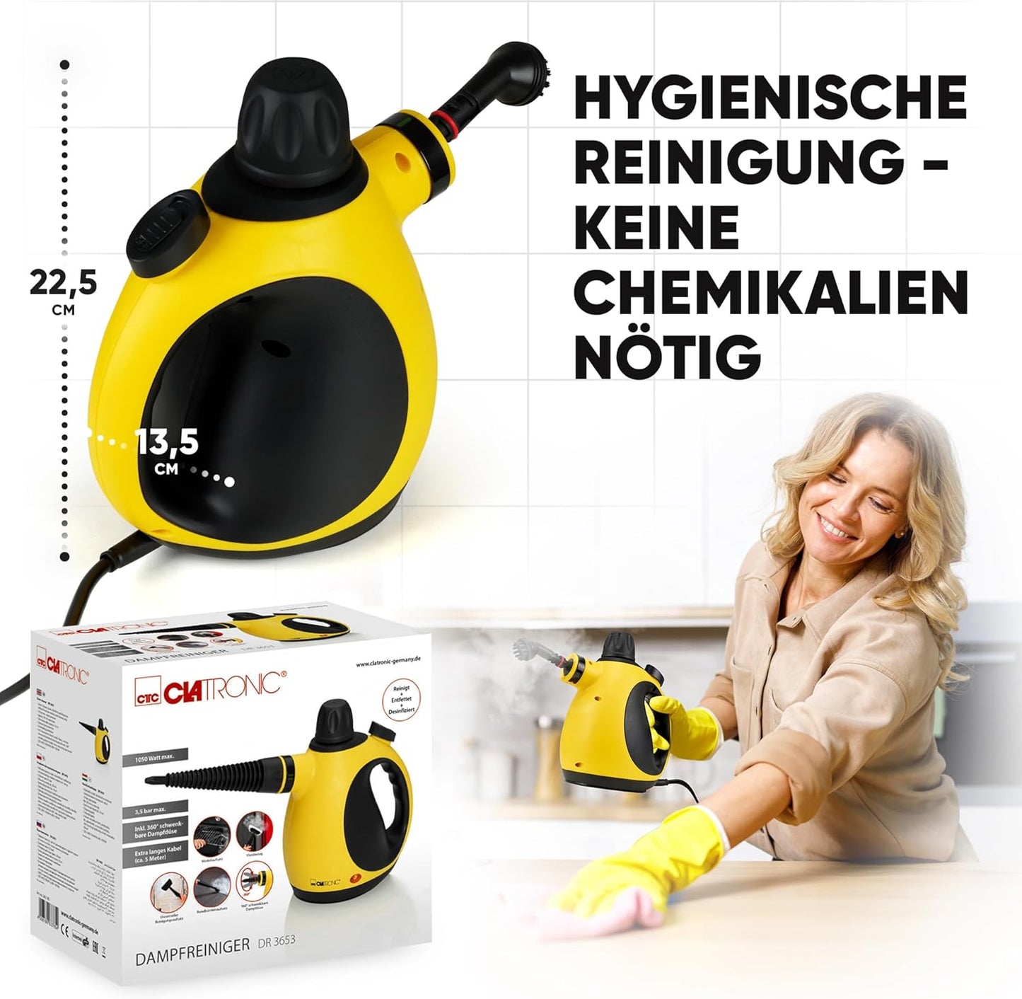 Dampfreiniger DR 3653, Dampfreiniger