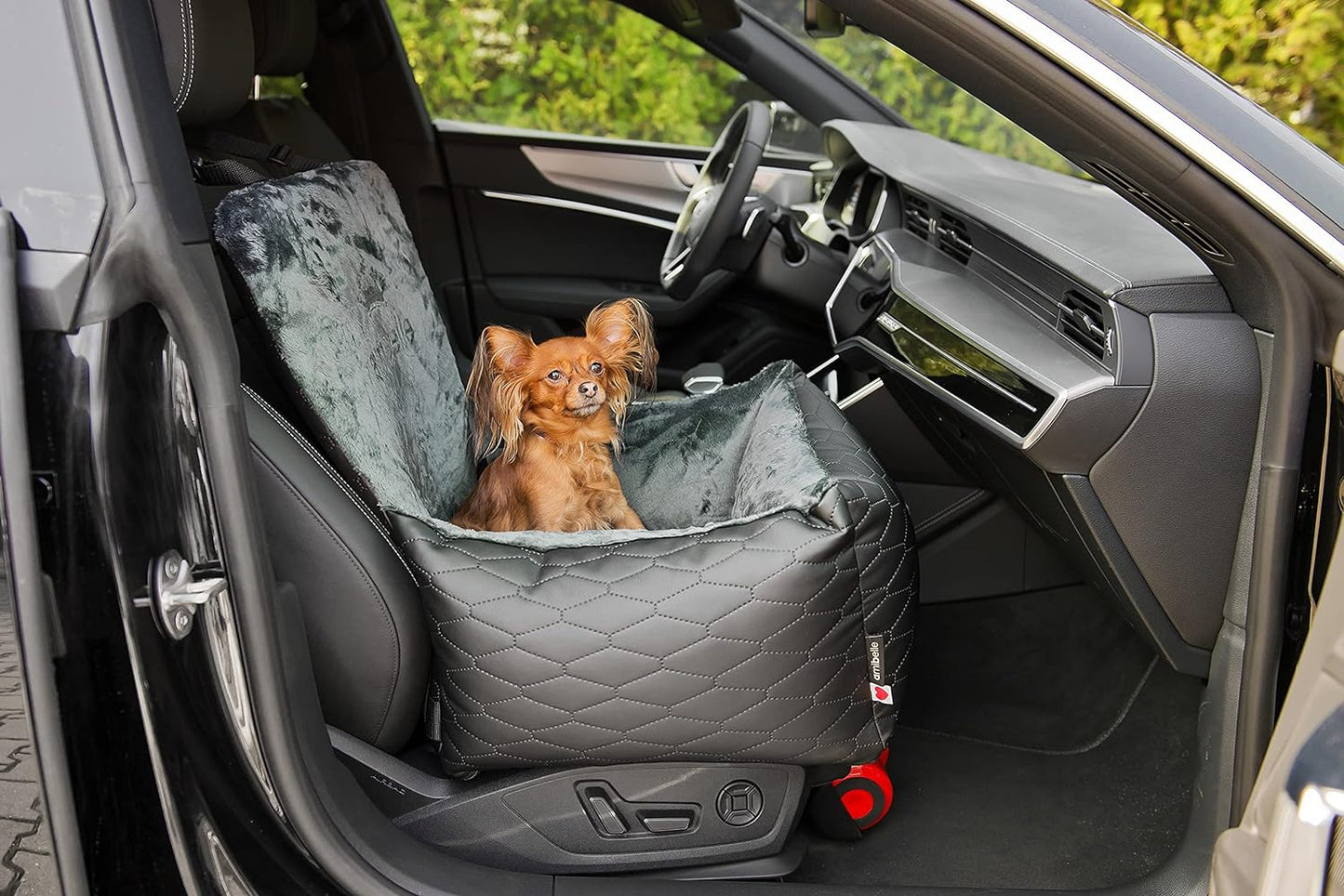 Autositz für Hunde, Bella Schwarz