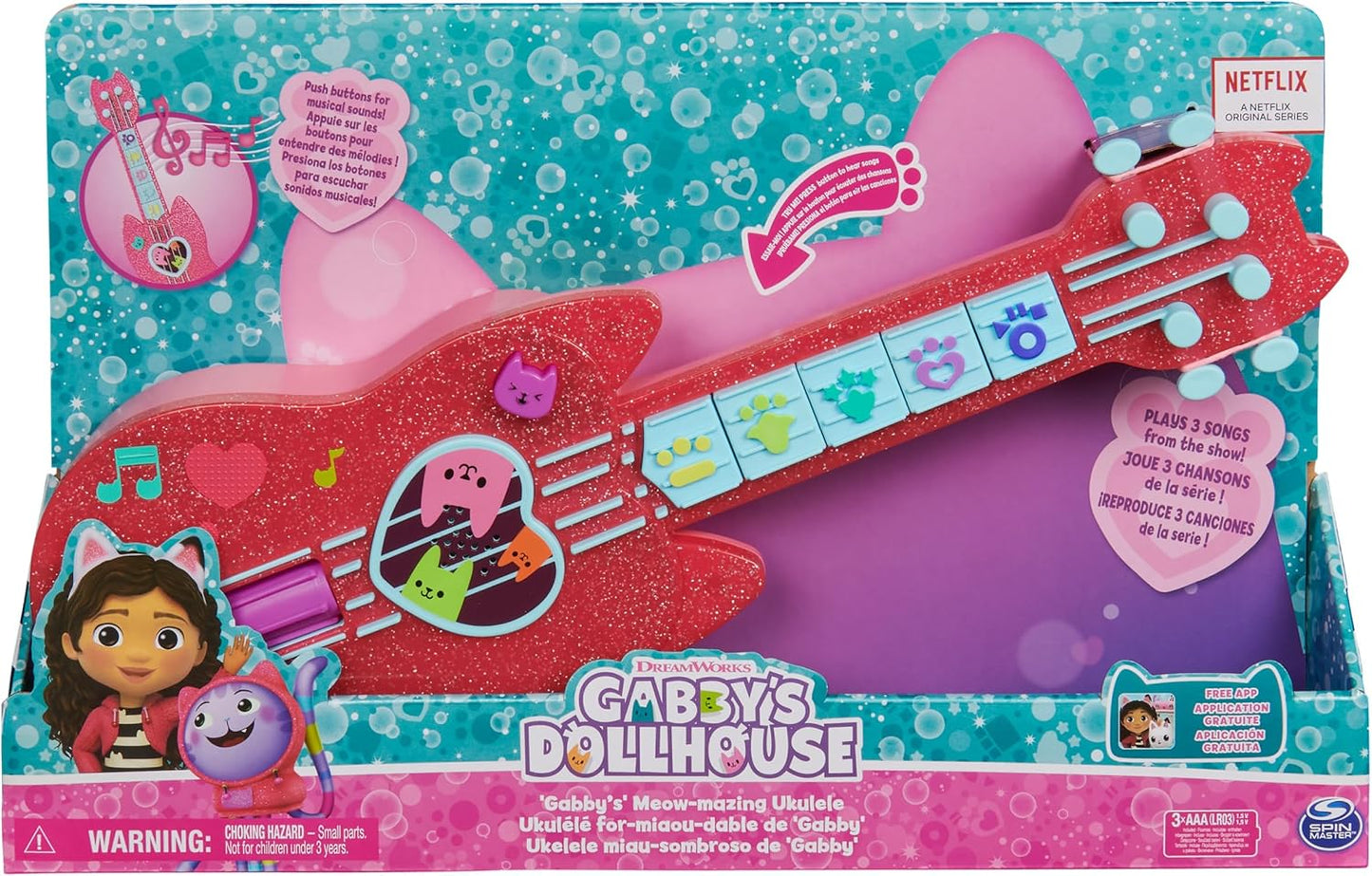 Kinder-Ukulele mit Soundeffekten