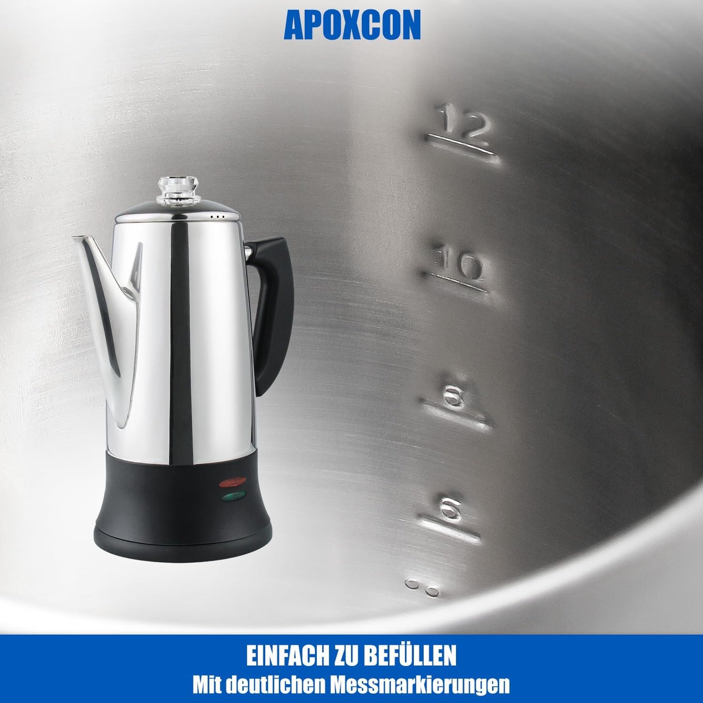 Elektrischer Kaffee-Perkolator