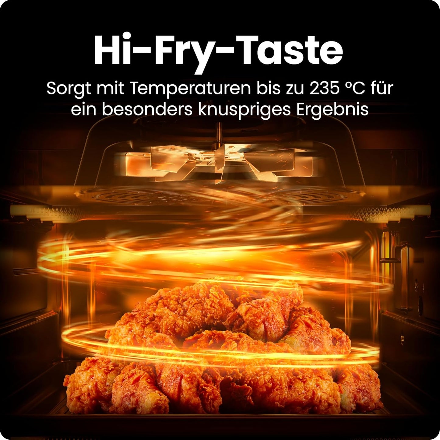 Heissluftfritteuse mit Hi-Fry Technologie, 5,7L