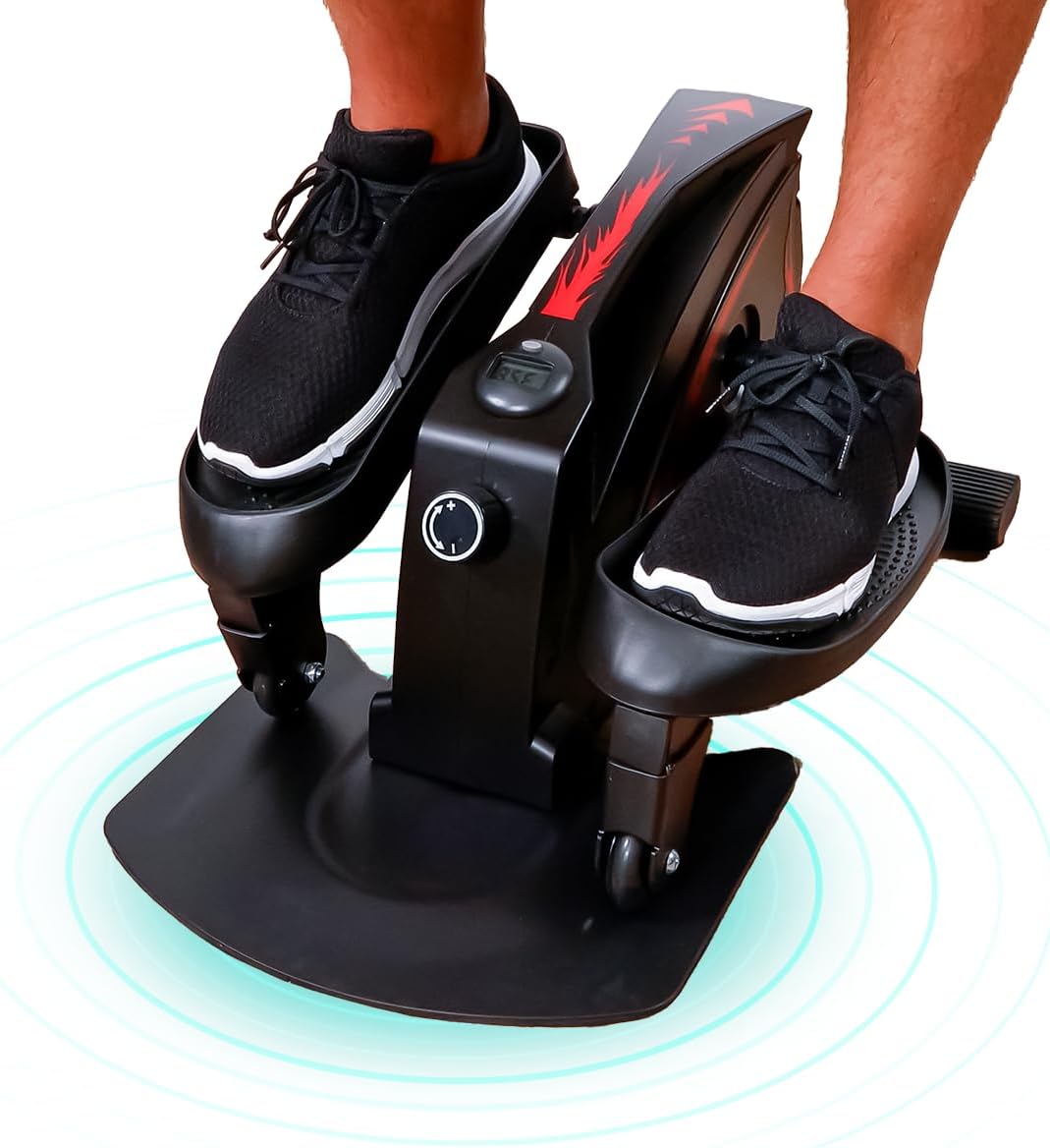 Tragbarer Heimtrainer-Stepper für Rehabilitation, EKA MANUAL SCHWARZ