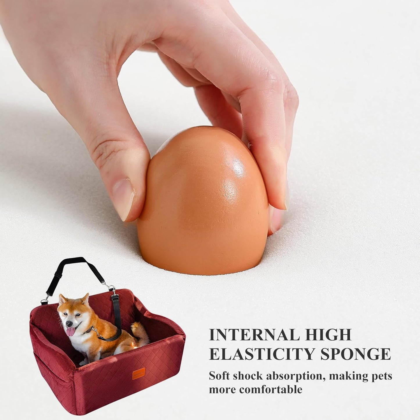 Haustier-Autositz für grosse Hunde, Red Large