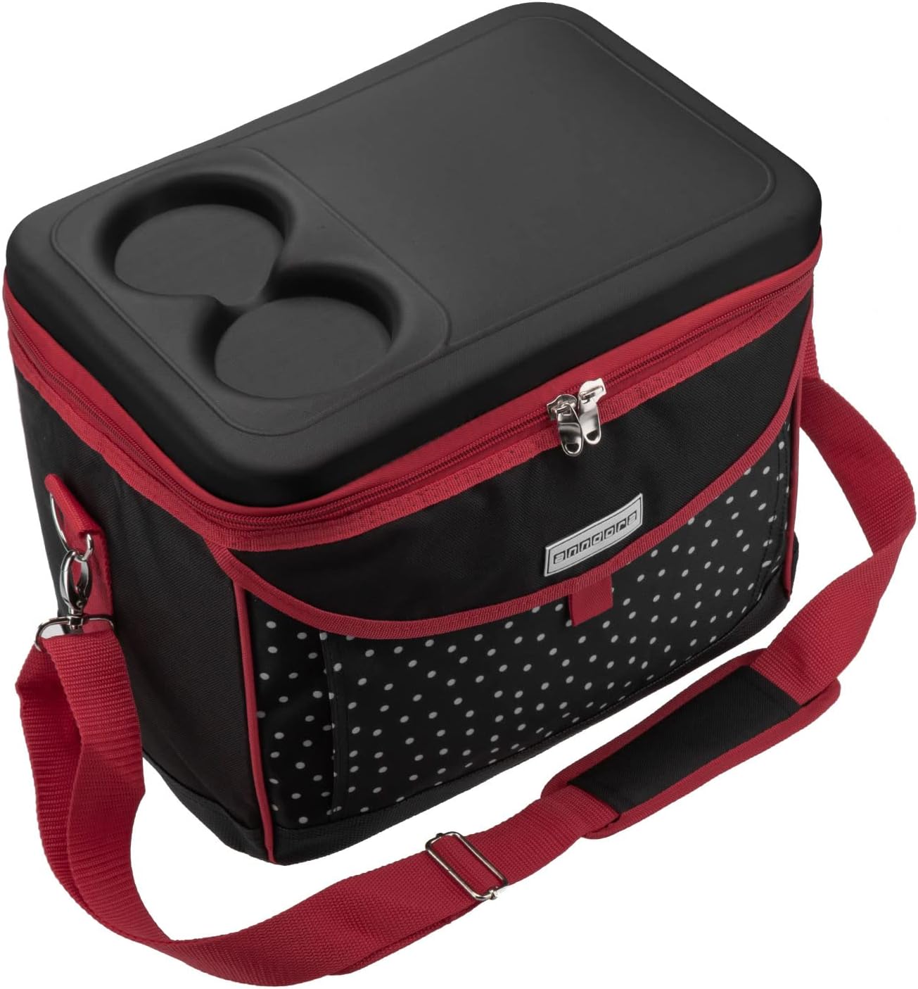 Kühltasche, Schwarz Weiss Gepunktet
