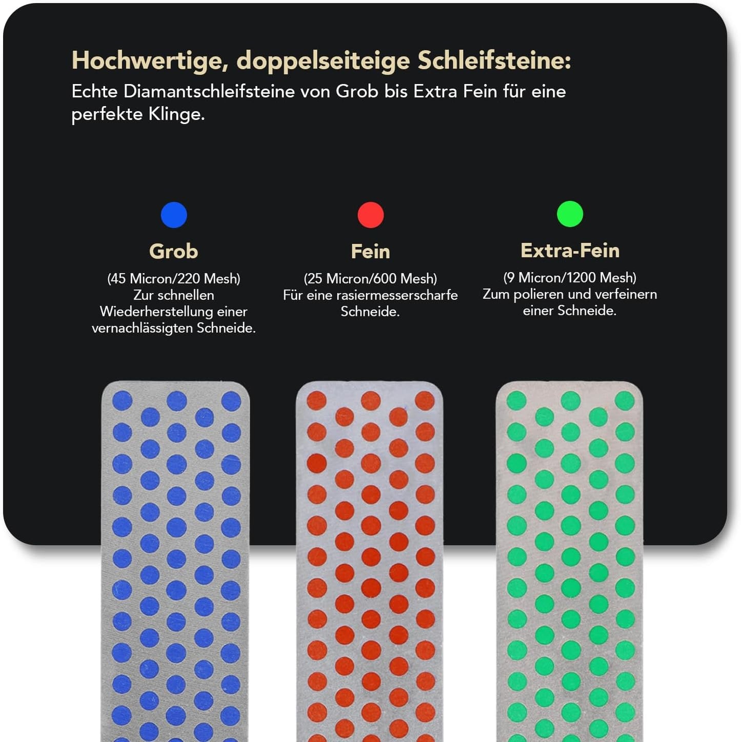 Diamant-Messerschärfer Aligner Schleifsystem, Aligner Schleifsystem AKEFC