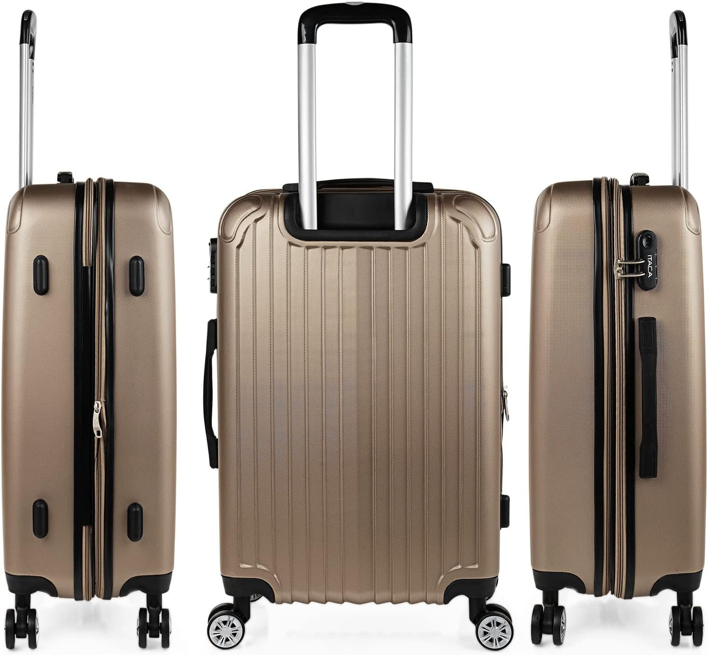 3-teiliges Reisekoffer Set, 55 cm + 66 cm + 76 cm