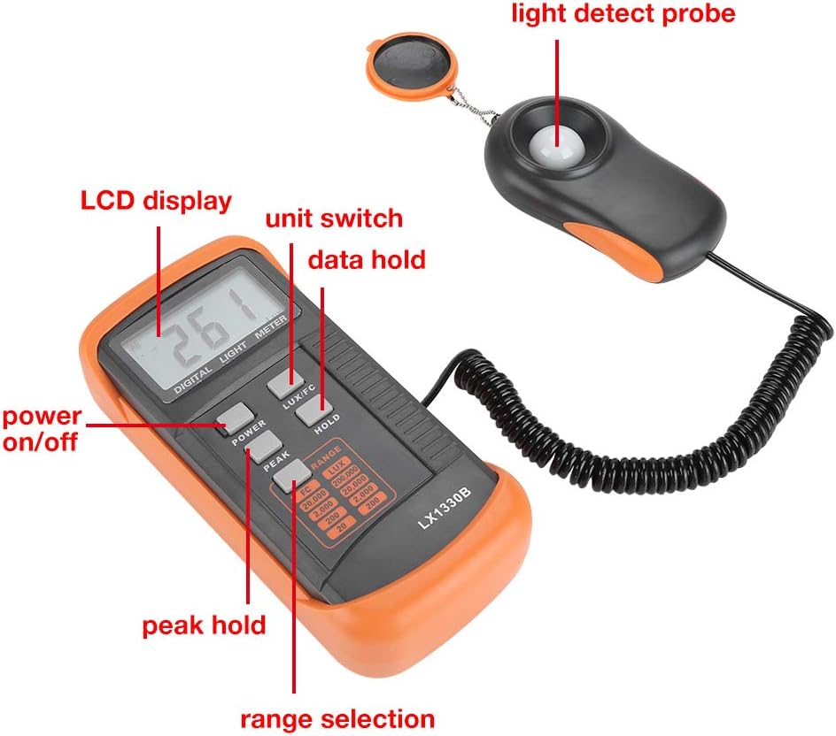 Digitales Luxmeter LX1330B