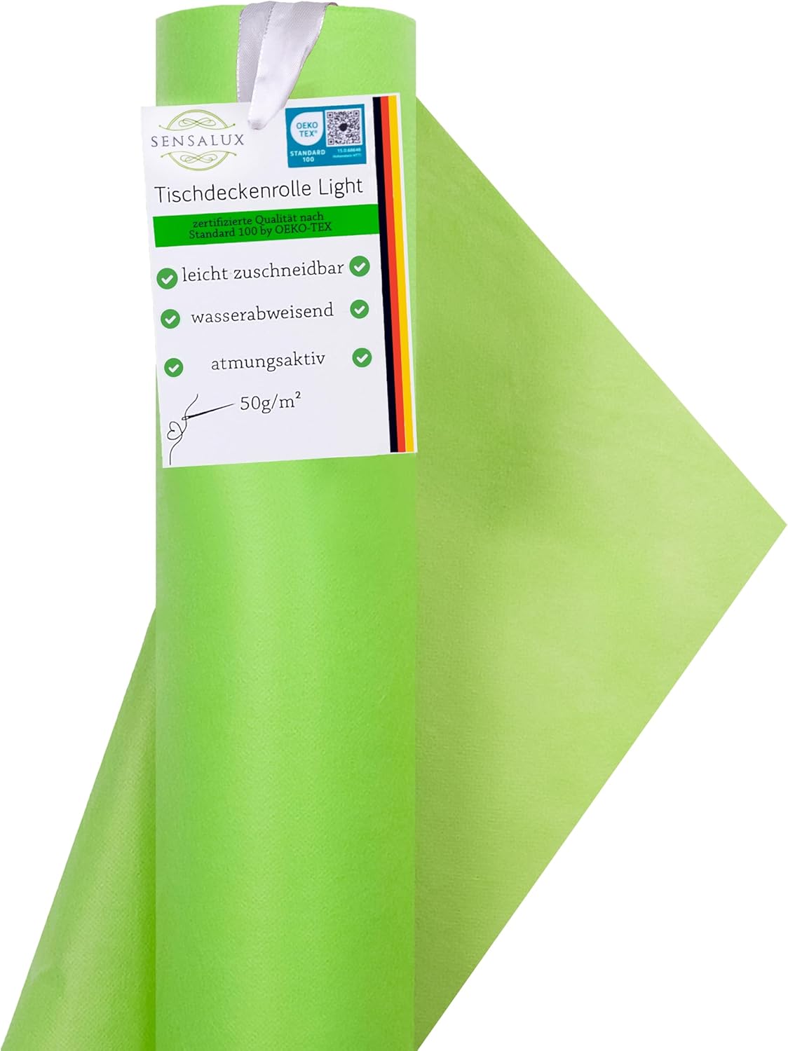 Zuschneidbare Tischdeckenrolle Light, Apfelgrün