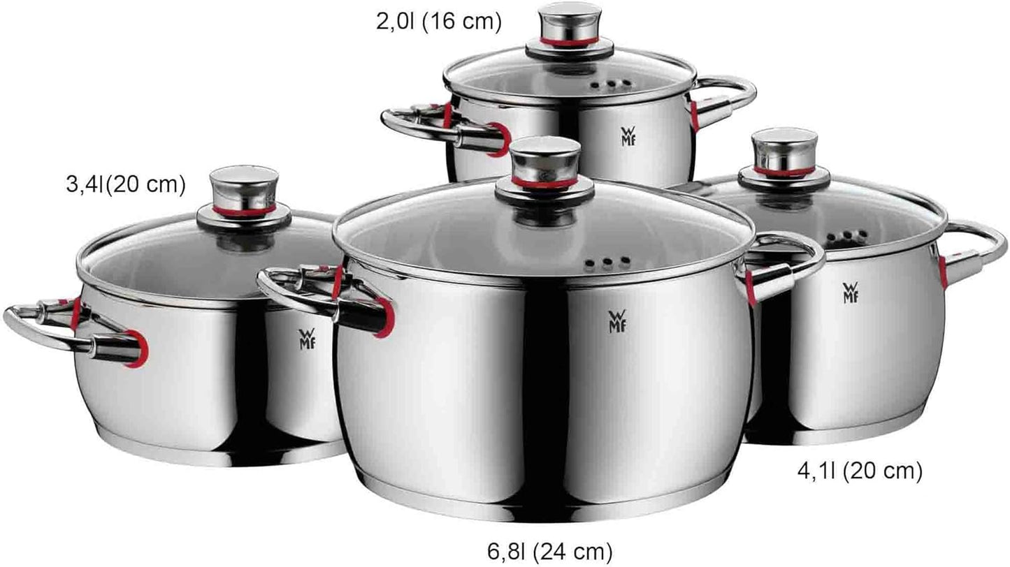 Quality One Induktions-Topfset (4-teilig), Quality One – Topfset ; 4-teilig