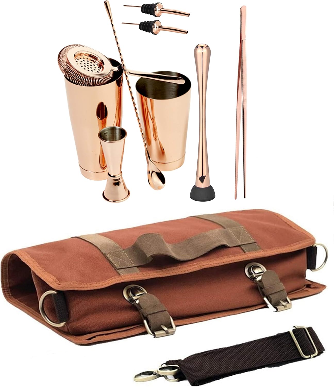 Barkeeper-Cocktail-Set, Kupfer